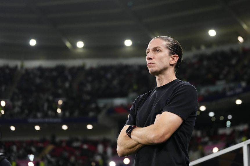 Filipe Luís, treinador do Flamengo