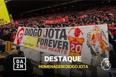 Filhos de Diogo Jota subiram ao relvado de Anfield antes do Liverpool-Wolverhampton