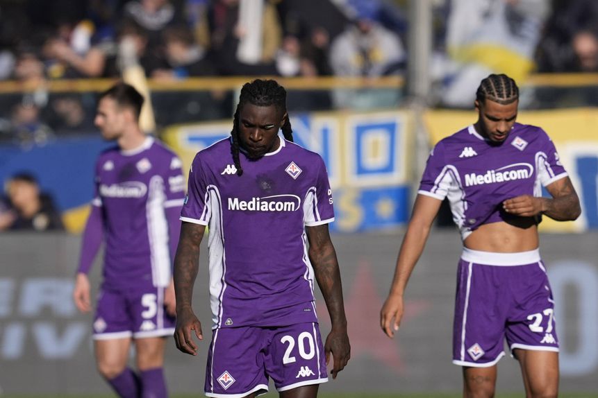 Jogadores da Fiorentina frustrados com nova derrota na Serie A