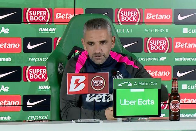 Rui Borges questionado sobre Luís Guilherme