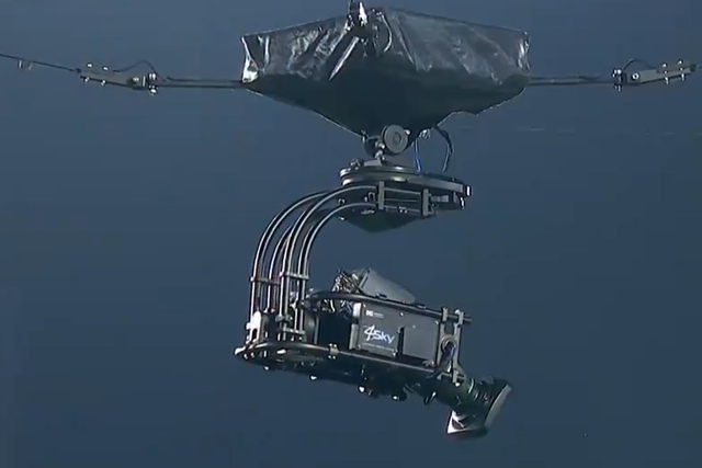 VÍDEO: Guarda-redes do Osasuna acertou em cheio... na 'spider cam'