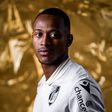 Umaro Embaló com a camisola do Vitória de Guimarães, na oficialização como reforço do clube