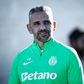 Rui Borges durante um treino do Sporting na Academia de Alcochete