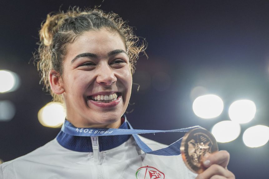Patrícia Sampaio conquistou a medalha de bronze nos Jogos Olímpicos Paris 2024