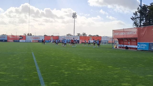 Benfica prepara jogo com a Juventus