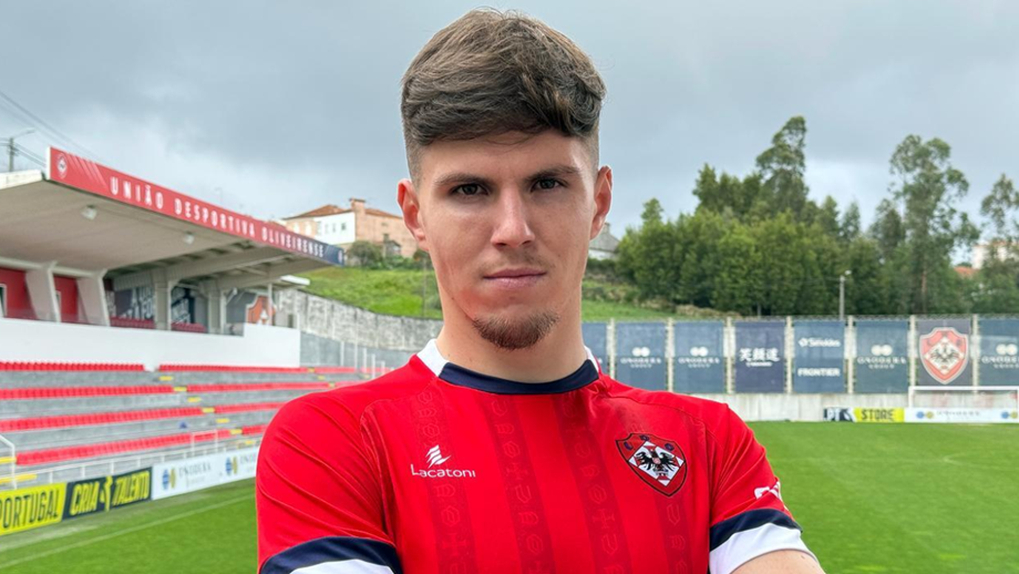 Zan Jevšenak regressa a Portugal depois de seis meses em Itália Foto: UD Oliveirense