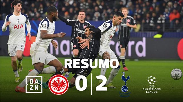 Tottenham é 14.º na Premier League, mas na Champions a música é outra (resumo)