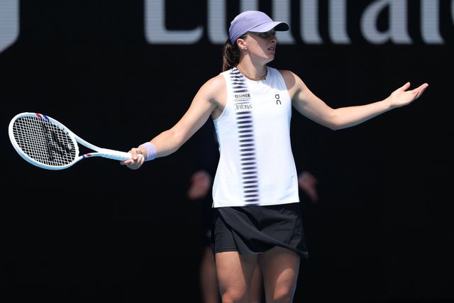 Iga Swiatek não gosta que as camaras a persigam. IMAGO