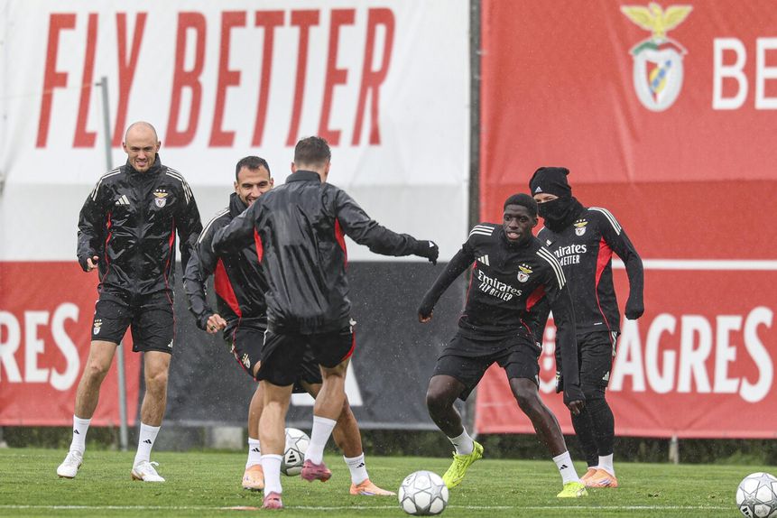 Treino do Benfica - Foto SL Benfica