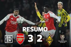 Oito em oito: Arsenal vence e faz o pleno na fase de liga (resumo)