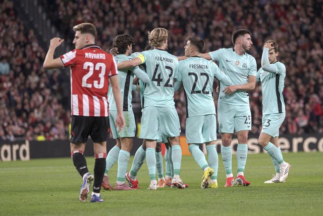 Sporting venceu em Bilbao, onde se treinou esta quinta-feira de manhã. Gonçalo Inácio em reavaliação - Foto: IMAGO