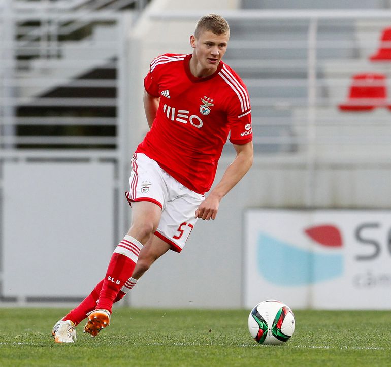 Pawel Dawidowicz, Lechia Gdansk – Benfica (2014). Esteve duas épocas na equipa B, não chegou à principal. Passou 5 anos ligado ao Benfica – Foto: ASF/RUI RAIMUNDO