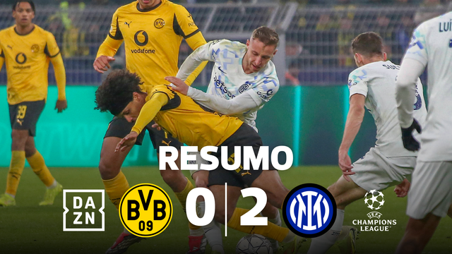 Inter foi a Dortmund mostrar como se faz (resumo)