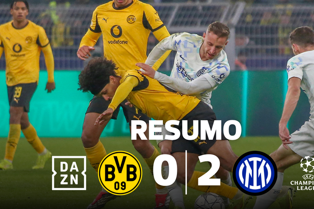 Inter foi a Dortmund mostrar como se faz (resumo)