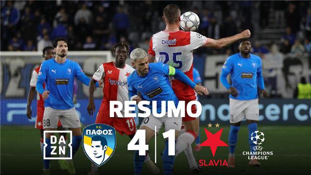 Pafos despede-se da Champions com goleada (resumo)