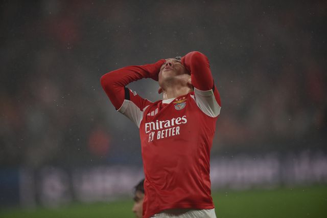 O desespero de Prestianni - Foto: Miguel Nunes