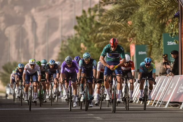 Afonso Eulálio a subir no AlUla Tour