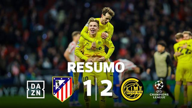 Bodo/Glimt surpreente o Atlético em Madrid e faz história (resumo)