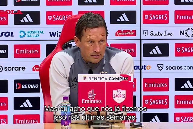 «Não estou com medo do calendário». Schmidt só tem um jogador de fora