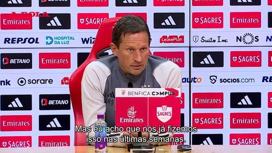 «Não estou com medo do calendário». Schmidt só tem um jogador de fora