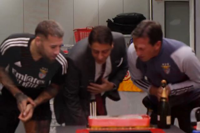 Benfica: plantel celebra o 120.º aniversário (vídeo)