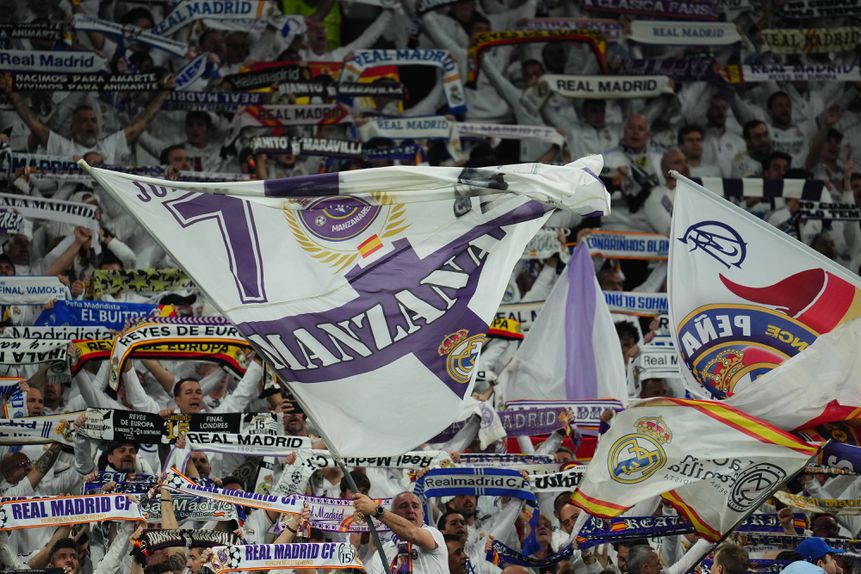 As bancadas do Santiago Bernabéu