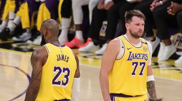 LeBron e Luka, que dupla infernal! Oitava vitória consecutiva para os Lakers