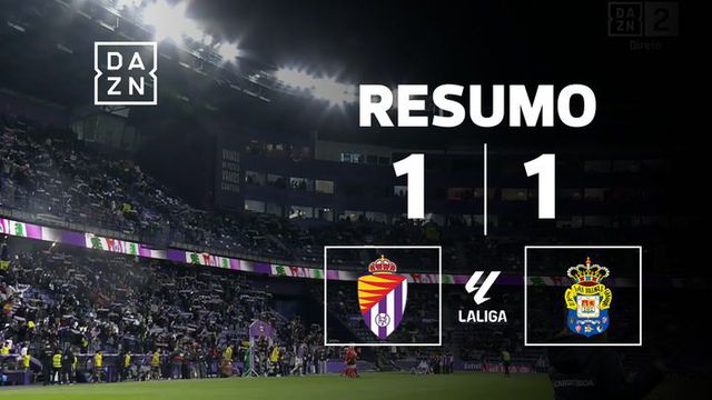 Valladolid e Las Palmas empatam na abertura da jornada 26 (resumo)