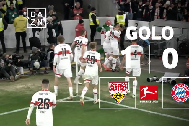 Golaço de Stiller deixa Bayern em desvantagem (vídeo)