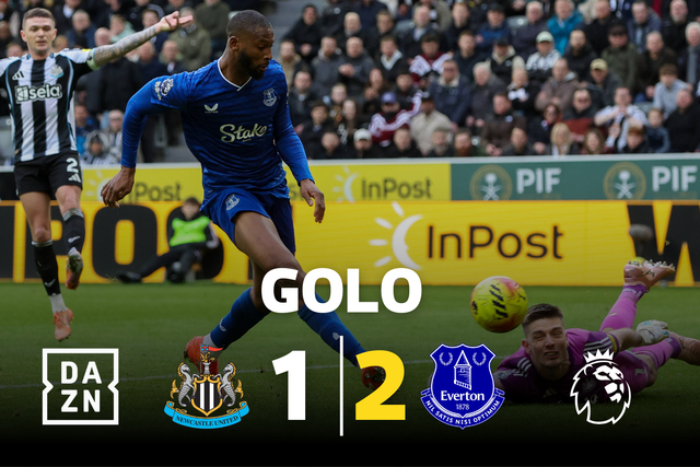 Beto não desperdiçou a prenda de Pope e recolocou o Everton em vantagem