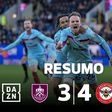 Burnley marca cinco depois de estar a perder 3-0… e perde 4-3 (resumo)