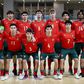 Seleção sub-17 de futsal de Portugal, com Dinis Paulo, o segundo a contar da esquerda na fila de cima - foto: FPF