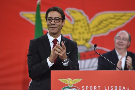 Rui Costa, presidente do Benfica — Foto: Miguel Nunes