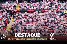 «SOS!»: adeptos do Rayo pedem socorro e protestam contra a direção