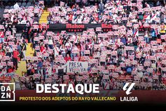 «SOS!»: adeptos do Rayo pedem socorro e protestam contra a direção