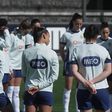 O treino da Seleção Nacional feminina