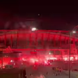 Adeptos celebram 122.º aniversário do Benfica com 'show' de pirotecnia