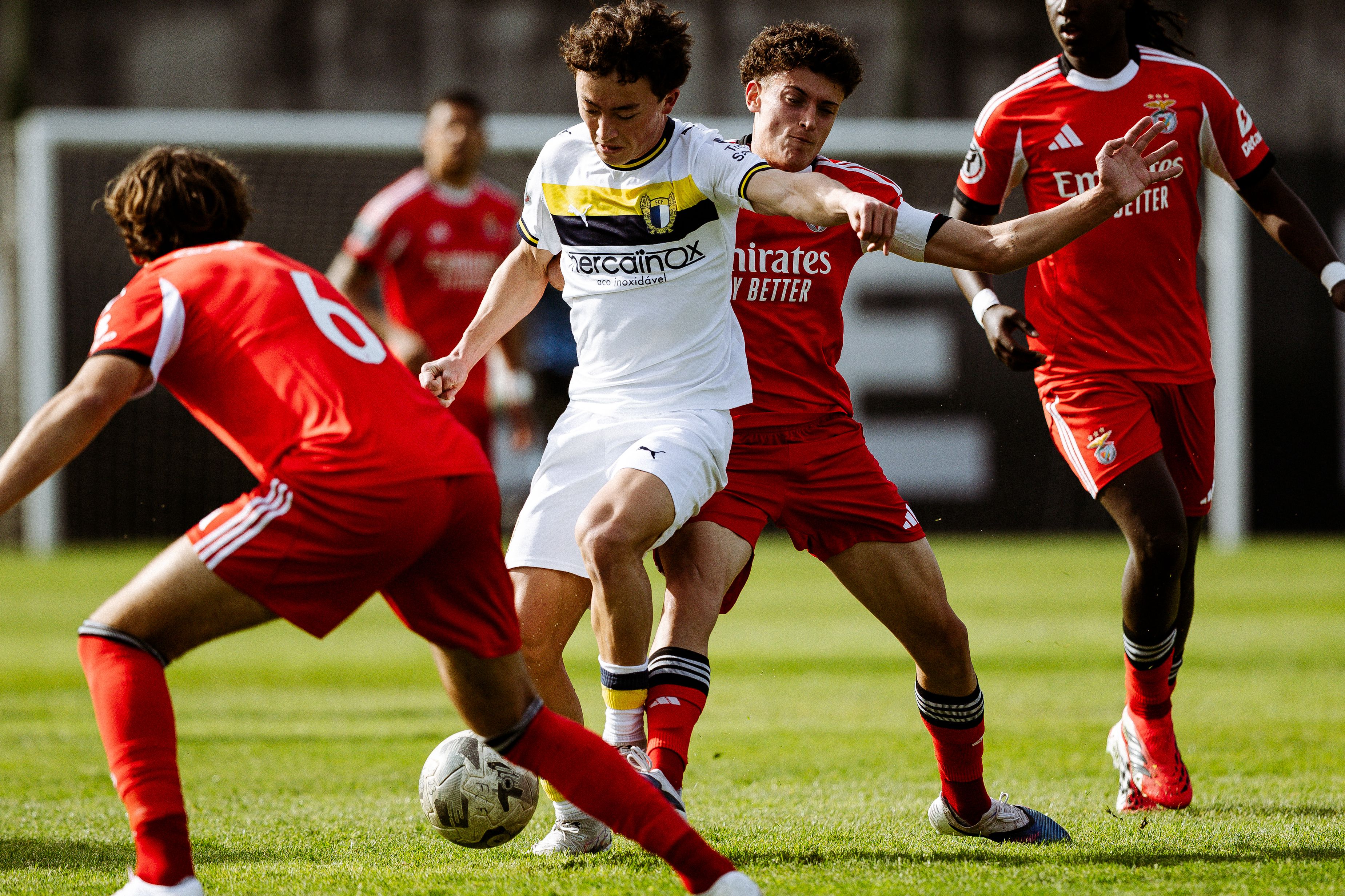 Momento do jogo deste sábado - Foto: Famalicão