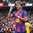 Deslumbrante Yamal na goleada do Barcelona