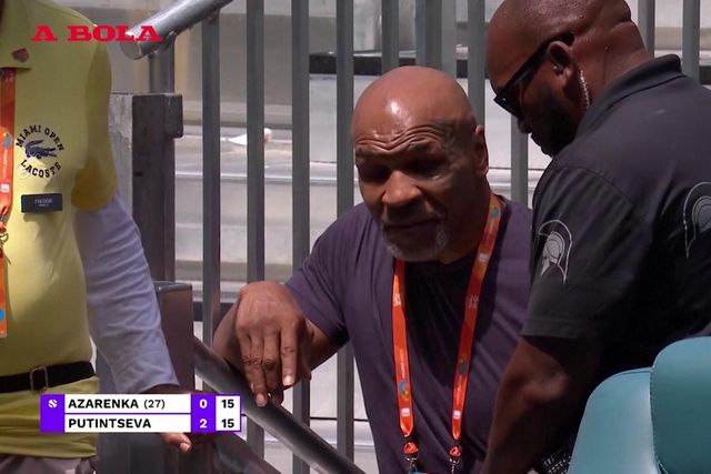 Mike Tyson 'barrado' em encontro do Miami Open