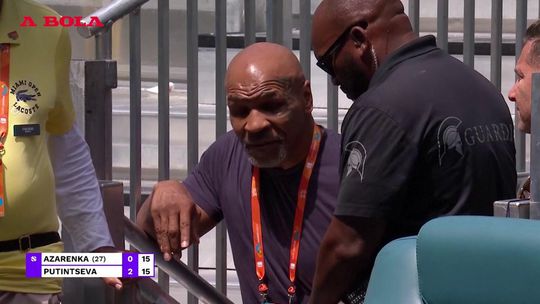 Mike Tyson 'barrado' em encontro do Miami Open