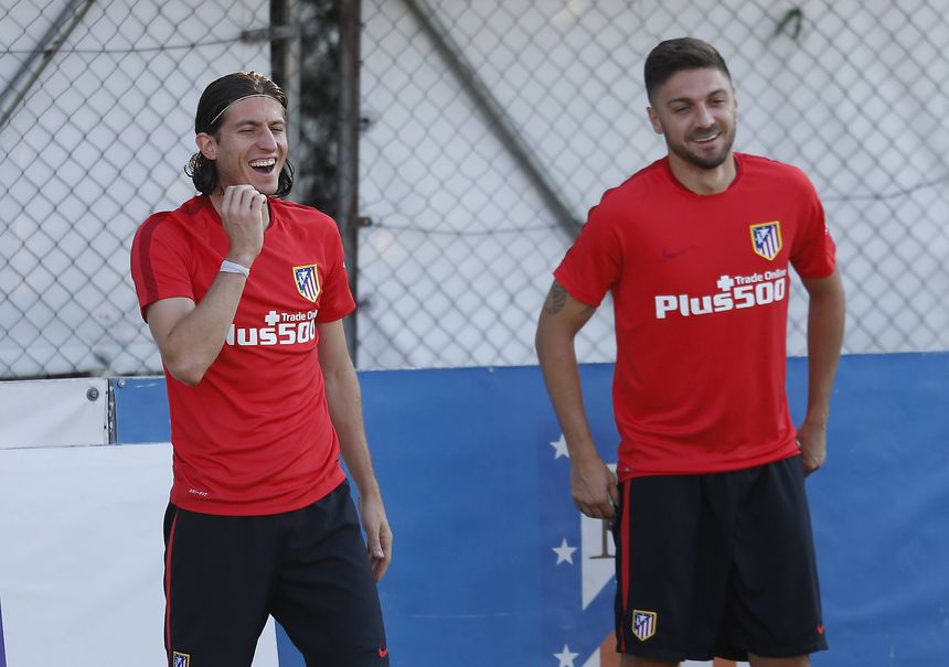 Filipe Luís e Siqueira no At. Madrid