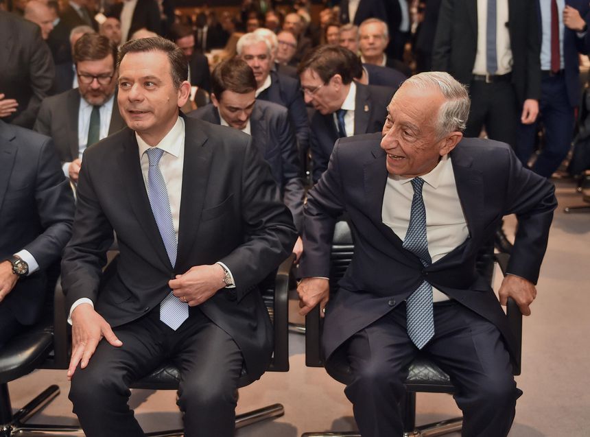 Luís Montenegro e Marcelo Rebelo de Sousa (Foto Miguel Nunes)