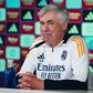 Carlo Ancelotti em conferência de imprensa do Real Madrid