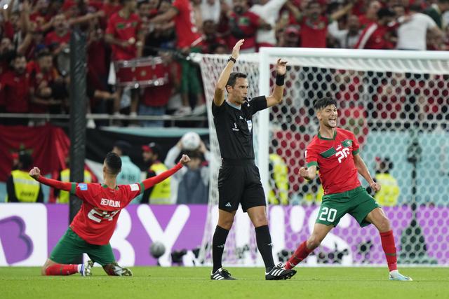 Festa de Marrocos após eliminar Portugal no Mundial 2022