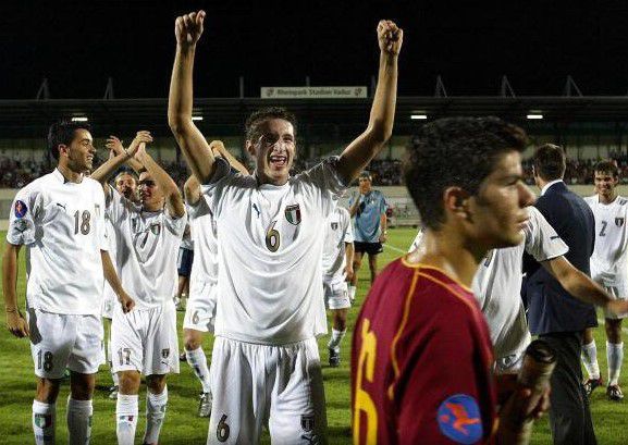 Em 2003, Portugal perdeu com Itália na final do Euro sub-19, por 0-2 - Foto: UEFA