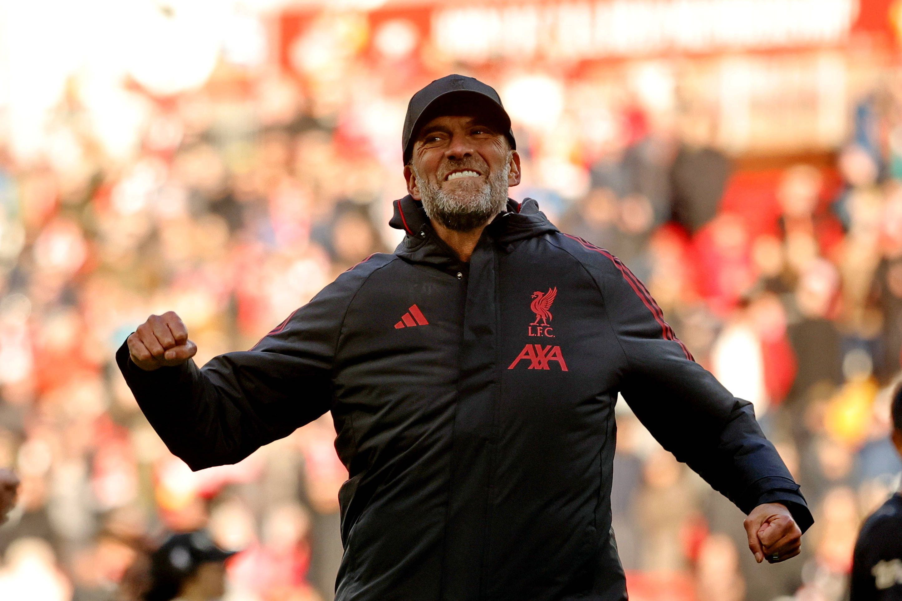 Jurgen Klopp, ex-treinador do Liverpool em Anfield