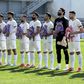 Jogadores do Irão durante o hino nacional contra a Nigéria