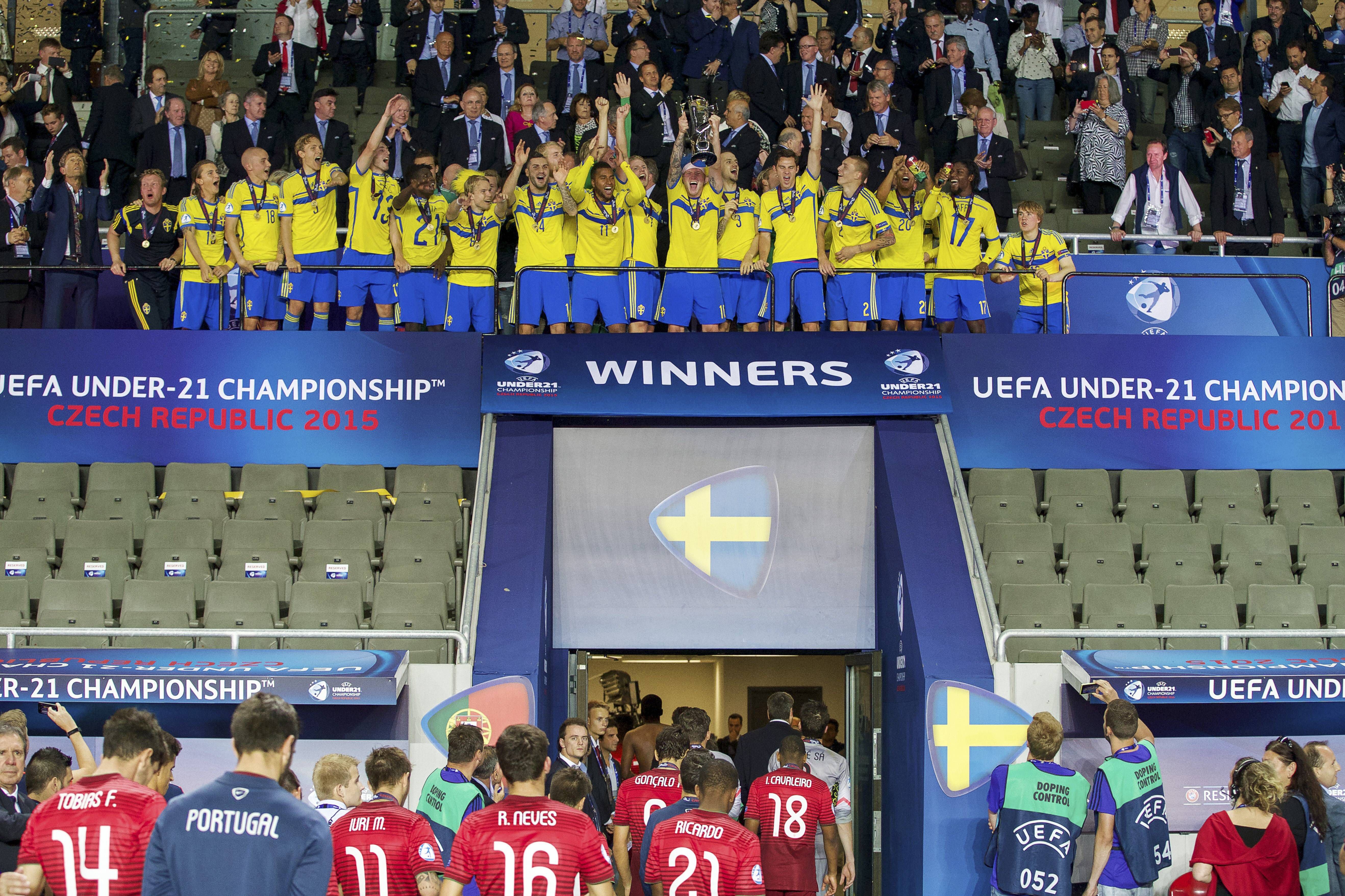Portugal perdeu com a Suécia, nos penáltis, na final do Euro sub-21, em 2015. José Sá, João Mário, Bernardo Silva, Cancelo e Rafa Silva faziam parte dessa equipa