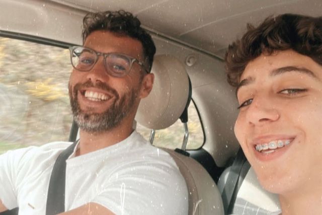 David Simão com o filho Martim - foto: Instagram